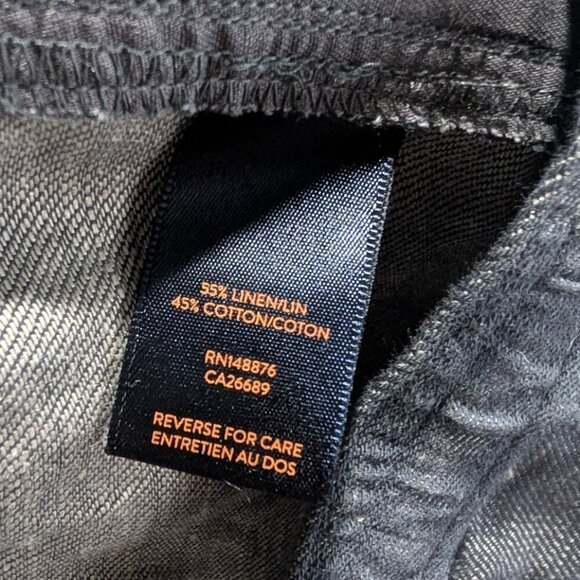 Good Man Brand | Tulum Linen/Cotton Shorts in Indigo Heather - Picture 14 of 14